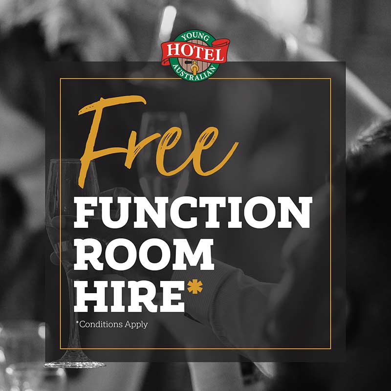 Free Function Room Hire Bundaberg - Young Australian Hotel