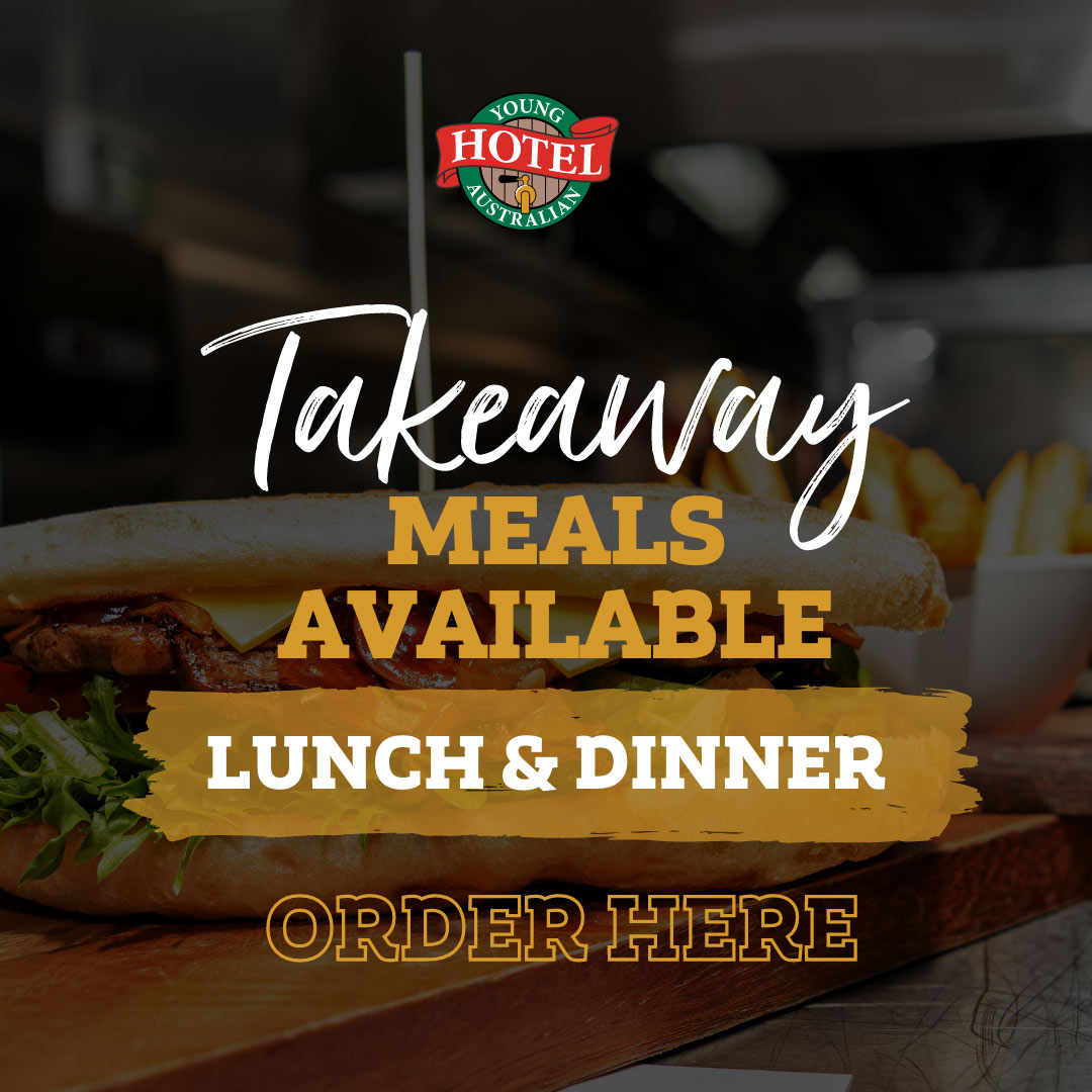 Take Away Meals at the Young Australian Hotel Bundaberg
