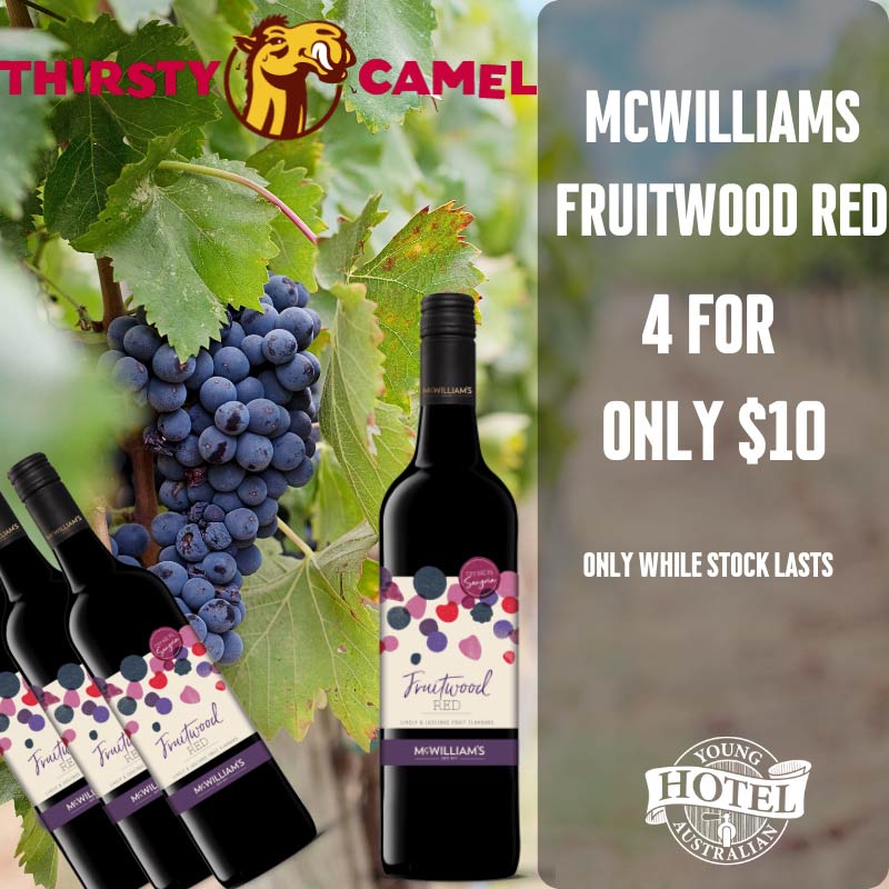 McWilliamns Fruitwood Red - Special Young Australian Hotel Bottleshop